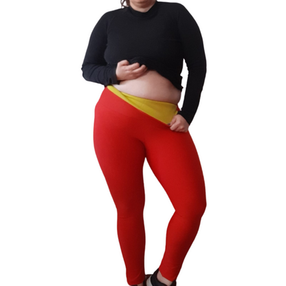 LEGGINS CON NEOPRENO TIPO FAJA